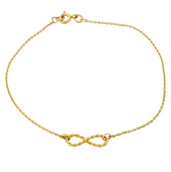 9ct Gold 8 inch Belcher Bracelet